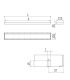 Inda towel bar Indissima series A8883