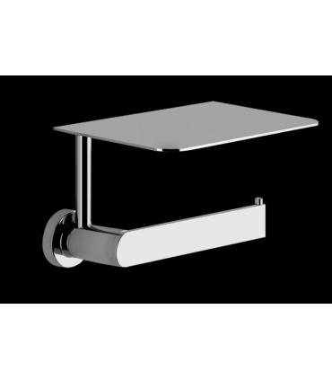 Toilet paper holder with lid, Gessi series Emporio art. 38855