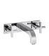 Traditional tap wall hung unique plate for washbasin Hansgrohe axor