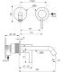 Miscelatore a muro, rubinetti Ideal Standard Joy