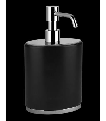 Free standing soap dispenser, Gessi, Ovale collection art.25348 black