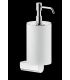 Dispenser sapone a fissaggio Gessi serie Rilievo art. 59513 bianco