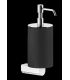 Distributeur de savon à fixation Gessi série Rilievo art. 59514 noir