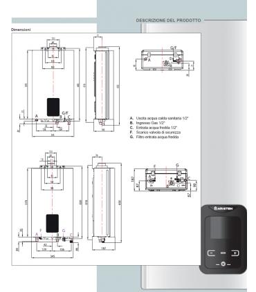 Scaldabagno istantaneo a gas da interno Ariston Next Evo X (NG)