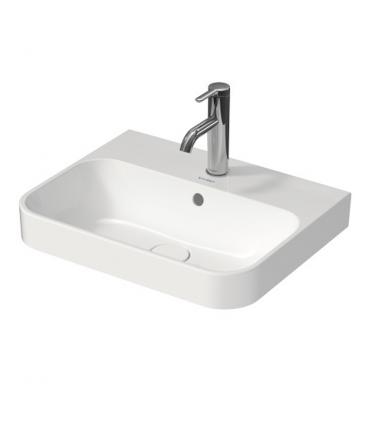 Lavabo … poser  bord du robinet et trou  Happy D2 plus Duravit