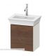 Mobile sottolavabo sospeso Duravit, serie White Tulip 4240R, con anta in Noce Americano