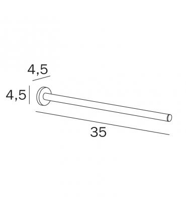 Towel rail INDA One 35x4,5x4,5 chrome A2415A