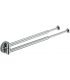 Swivel double towel rail extensible Colombo Plus w4914 chrome