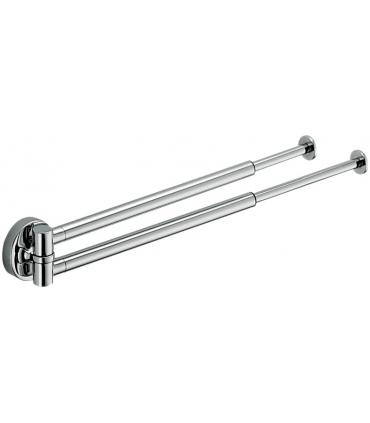 Swivel double towel rail extensible Colombo Plus w4914 chrome