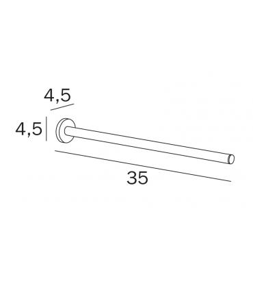 Towel rail INDA One 35x4,5x4,5 chrome A2415A