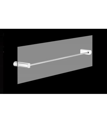 Linear towel holder Gessi Rilievo collection for glass