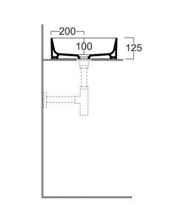 Vasque à poser Simas Folio FO02