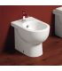 Single hole bidet back to wall floor standing, Simas E-Line