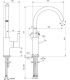 Miscelatore alto per lavabo Ideal Standard Joy art.BC778 senza scarico