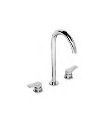 Miscelatore tre fori alto per lavabo Fantini serie al/23 art.B206WF