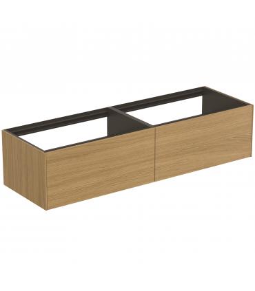 Ideal Standard veneered wall-hung washbasin cabinet without top