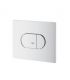 Grohe placca 2 pulsanti serie arena cosmo 38858 cromo/satinato. art.38