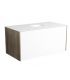 Simas Folio wall hung washbasin cabinet FOM