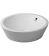 Lavabo da appoggio Duravit, serie Starck 1, ceramica bianco