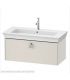 Meuble sous-vasque mural Duravit, série White Tulip 4252