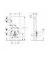 Cistern Wall hung toilet Monolith Plus Geberit