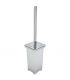 Toilet brush holder colombo, collection forever chrome satin glass