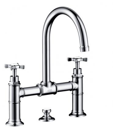 Robinet traditionnel trois trous lavabo Hansgrohe axor montreux