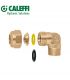 Raccordement courbe 3/4 '' male Caleffi, pour cuivre