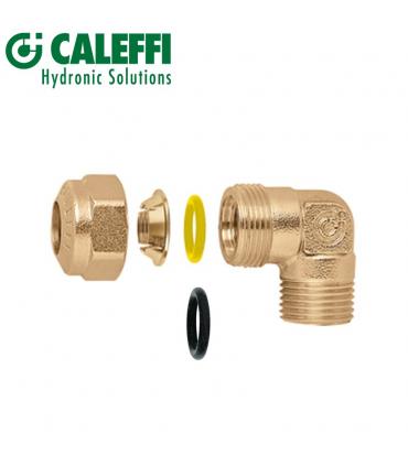 Raccordement courbe 3/4 '' male Caleffi, pour cuivre