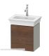 Mobile sottolavabo sospeso Duravit, serie White Tulip 4240R, con anta in Noce Americano