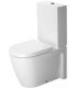 Close-coupled toilet, Duravit, Starck 2, white