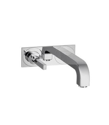 Wall mounted mixer unique plate for washbasin Hansgrohe axor Citterio