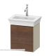 Mobile sottolavabo sospeso Duravit, serie White Tulip 4240L, con anta in Noce Americano