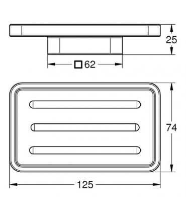 Portasapone da appoggio, Grohe Selection Cube art.40806000