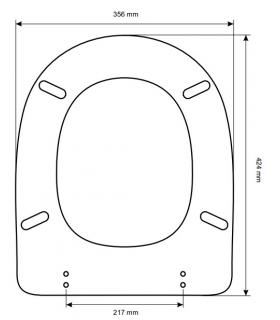 Toilet seat with normal closure Catalano Sfera Neve