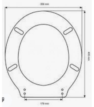 Toilet seat with normal closure Simas Esalatore