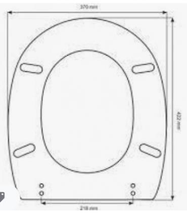 Toilet seat with normal closure Galassia Princes