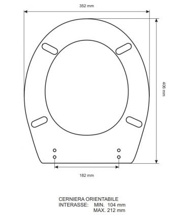 Abattant wc Pozzi Ginori Colibri' 2