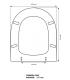 Toilet seat with normal closure Galassia Former