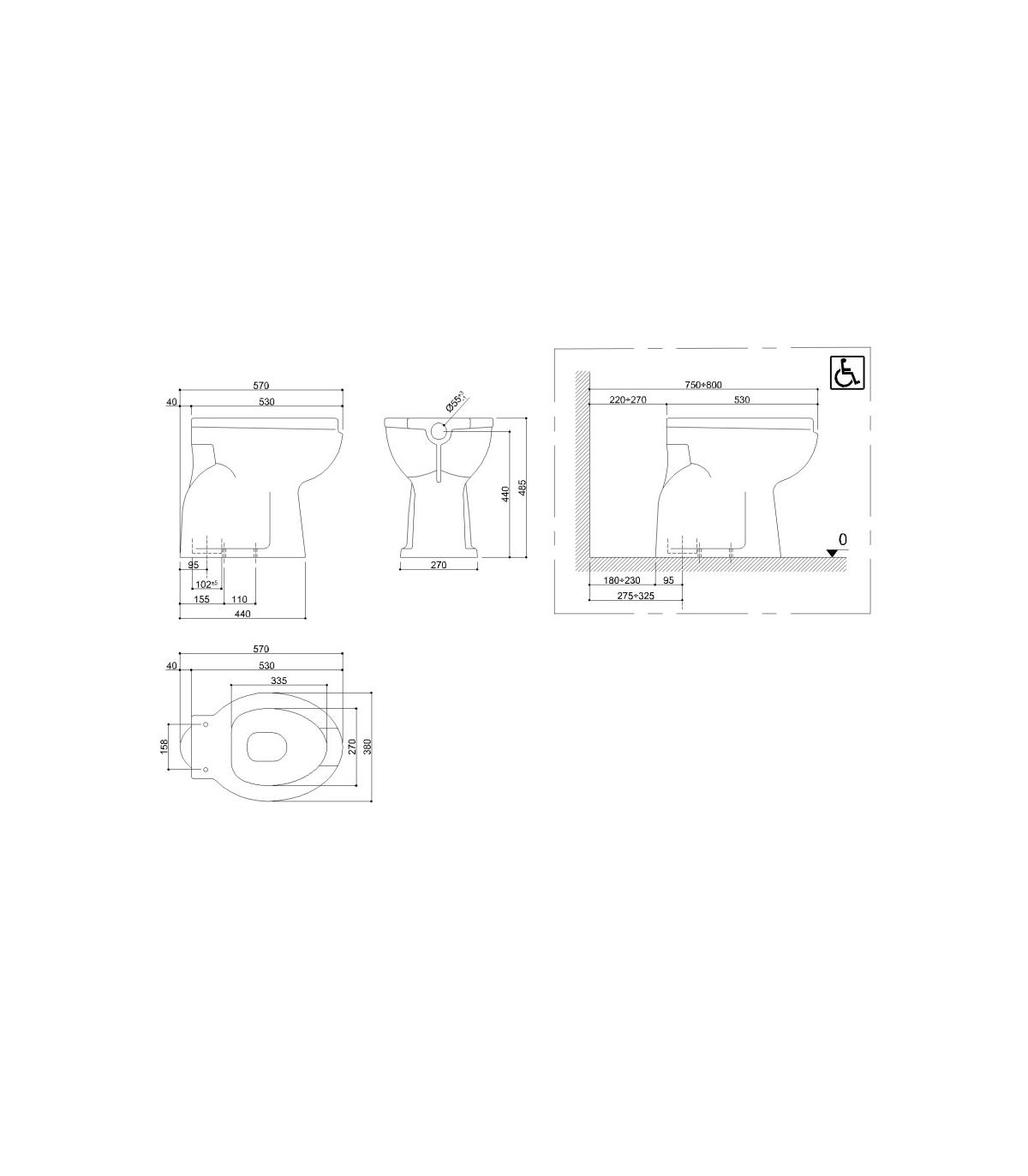 Module With Glass Shelves And 1 Hinged Door With Inda My