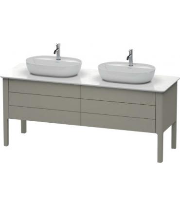 Base lavabo a pavimento per due lavabi, Duravit collezione Luv 4 casse