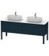 Base lavabo a pavimento per due lavabi, Duravit collezione Luv 4 casse