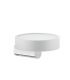 White fixing soap dish, Gessi series Rilievo art. 59501