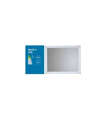 Specchio, Koh-i-noor, Serie Mate 4 Led, Modello L46023, con cornice lu