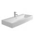 Durvit rectified support sink, True, white collection