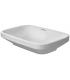 Countertop washbasin rectified Duravit Durastyle, white