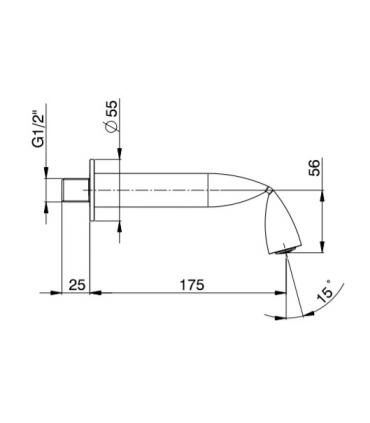 Concealed bath mixer Ceramica Flaminia Fold FL2570