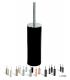 Toilet brush holder floor or wall  Inda My Love black brush replacement included