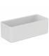 Ideal Standard freestanding bathtub Conca series art.K8830 size 180x80 in Ideal Solid white finish. The tank is equipped with dr