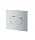 Grohe placca 2 pulsanti serie arena cosmo 38858 cromo/satinato. art.38